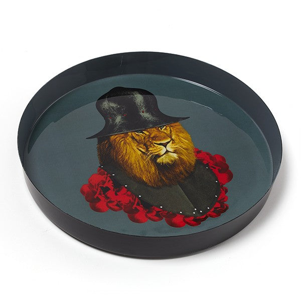 PLATEAU ROND LION QUICHOTTE